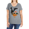 dragon duel collide Ladies Curvy T-Shirt