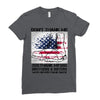 Veteran Don't Thank Me Thank My Brothers &amp; Sister Ladies Fitted T-Shirt