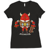march of the monsters day 31 Ladies Fitted T-Shirt