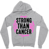 strong than cancer Zipper Hoodie