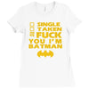 poof movie batman Ladies Fitted T-Shirt