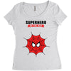 Superhero On The Way Women's Triblend Scoop T-shirt