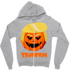 trumpkin funny donald trump pumpkin Zipper Hoodie
