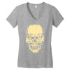 dead halloween head Women's V-Neck T-Shirt