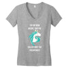 Funny Unicorn Women's V-Neck T-Shirt