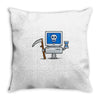blue screen of death Throw Pillow