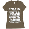 papa super saiyan vegeta Ladies Fitted T-Shirt