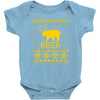 ugly sweater party beer bear funny Baby Bodysuit