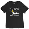 caution men at work V-Neck Tee