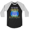 network engineer just like a re   men's 3/4 Sleeve Shirt