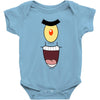 plankton face Baby Bodysuit