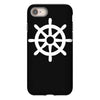 steering wheel sail boat funny iPhone 8 Case