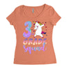 3rd grade squad Women's Triblend Scoop T-shirt