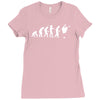 evolution of angus young Ladies Fitted T-Shirt