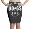 rescue dogs rock Pencil Skirts