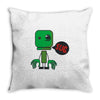 monster 1 Throw Pillow
