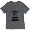 Never Underestimate A Pop Pop With An Engineer Degree V-Neck Tee