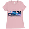 jake paulers cool lights Ladies Fitted T-Shirt