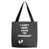 I Can't Keep Calm I'm Pregnant Tote Bags