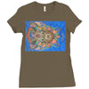 Bali barong Ladies Fitted T-Shirt