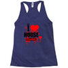 i love house music t shirt men logo3 new t shirt clothing design men Racerback Tank