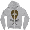 skull bullets Zipper Hoodie