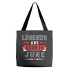 Legends Are Born In June Tote Bags
