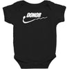 donor   mens funny Baby Bodysuit