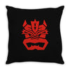 decepticon bowser   mono Throw Pillow