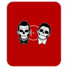 SKULL ON TWO FACE Mousepad