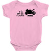 yours mine Baby Onesie