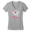 My Favorite People Call Me Grammy Women's V-Neck T-Shirt