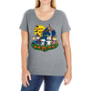 peanuts gang Ladies Curvy T-Shirt