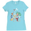 the burning joke Ladies Fitted T-Shirt