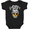 angry monkey jaune sure Baby Bodysuit