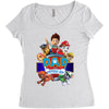 paw patrol birthday boy dad Women's Triblend Scoop T-shirt