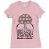 Our Family Is Growing One By One Ladies Fitted T-Shirt