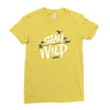 stay wild Ladies Fitted T-Shirt