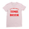 it's the most wonderful time for a beer Ladies Fitted T-Shirt