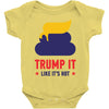 trump it like its hot Baby Bodysuit