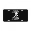 courir License Plate