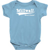 millwall born and raised retro Baby Bodysuit