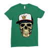 skull Ladies Fitted T-Shirt