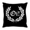 oi laurel punk rock Throw Pillow