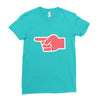 look late Ladies Fitted T-Shirt