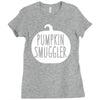 pumpkin smuggler funny Ladies Fitted T-Shirt