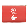 he's mine she's mine Accessory Pouches