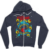 asking alexandria eyeball monster Zipper Hoodie