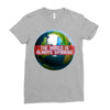 the world is always spinnin Ladies Fitted T-Shirt