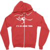 cricket it's an aussie thing Zipper Hoodie